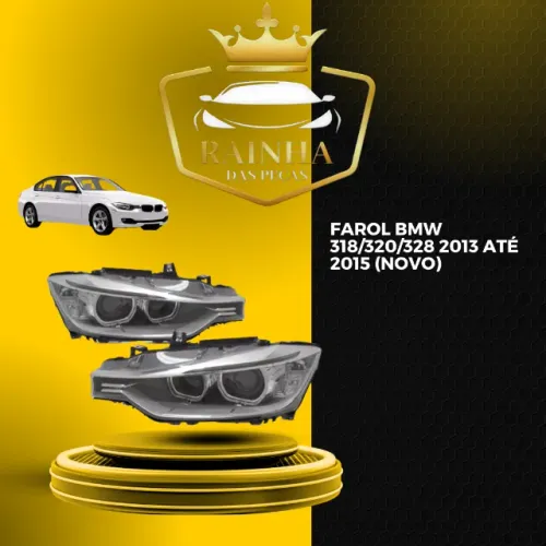 Farol Bmw 318/320/328 2013 até 2015 (Novo)