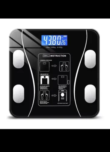 Balança De Bioimpedância Corporal Digital Com Bluetooth 180Kg