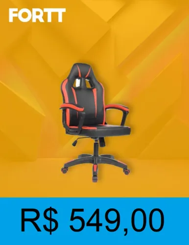 Cadeira gamer vermelha - a pronta entrega