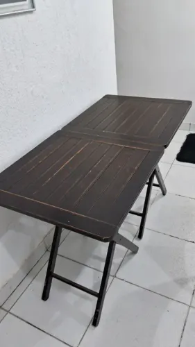 Mesa Dobrável de Madeira