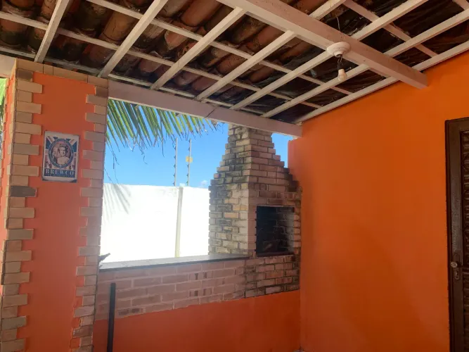 Casa a venda na praia de Santa Rita, beira mar,3/4,varanda,piscina,churrasqueira