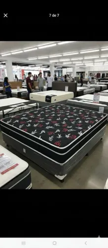 Cama box casal preta china entrega 