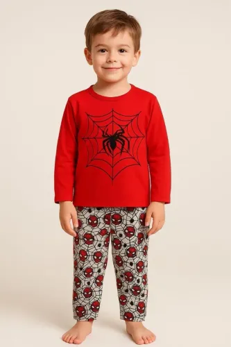 Pijama Infantil Spider-Man e Stitch