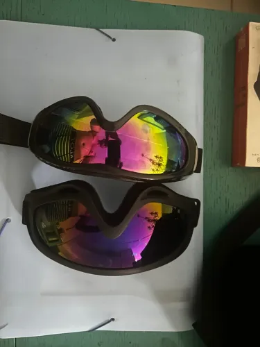 Óculos de Sol com Lentes Coloridas, óculos de neve 