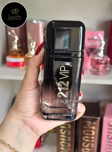 Perfume 212 Vip Black 100ml Original c7 - SO PAGUE NA ENTREGA