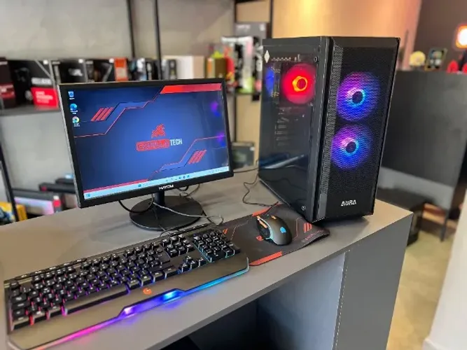 PC Gamer Completo RX 580 + Monitor / Teclado e Mouse Gamer (Loja Gorilla Tech)