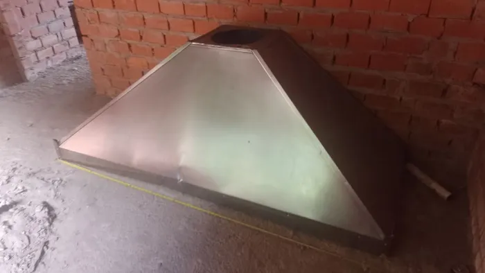 Exaustor de Cozinha Industrial em Aço Inox