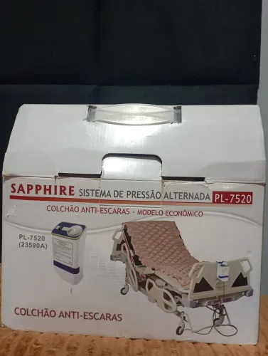 Colchão Anti-Escaras Sapphire PL-7520 - Modelo Econômico