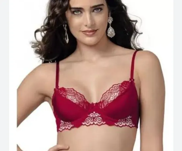 Oferta Exclusiva Sutiã Vermelho com Renda