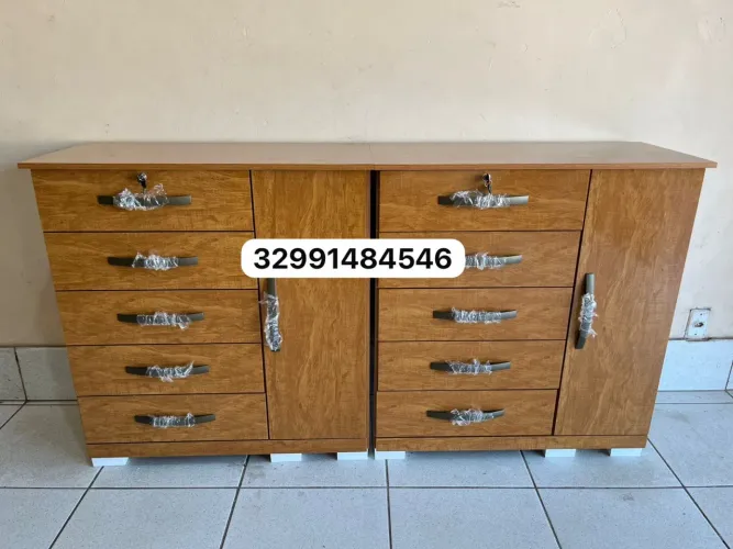 Cômoda de 5 Gavetas com Sapateira de Ótima Qualidade