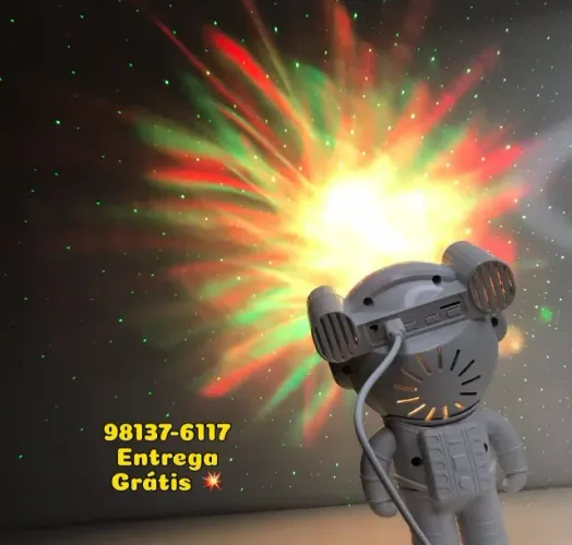 Projetor Astronauta para um Universo de Diversão!