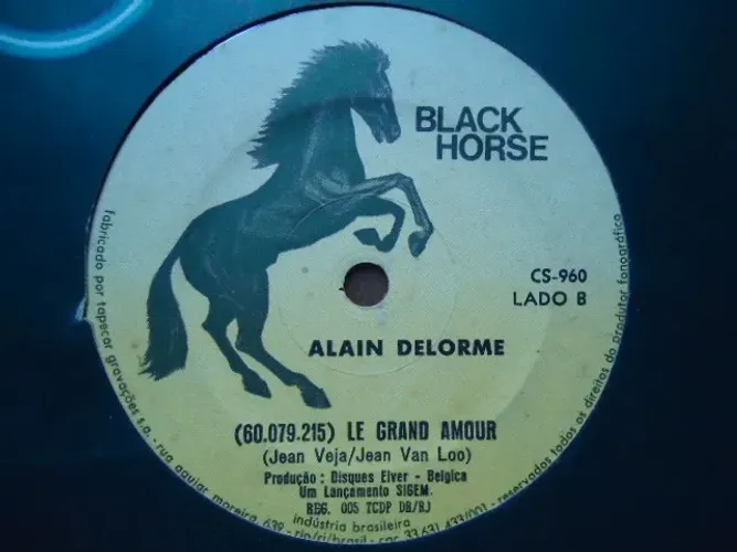 Lp Alain Delorme - Black Horse