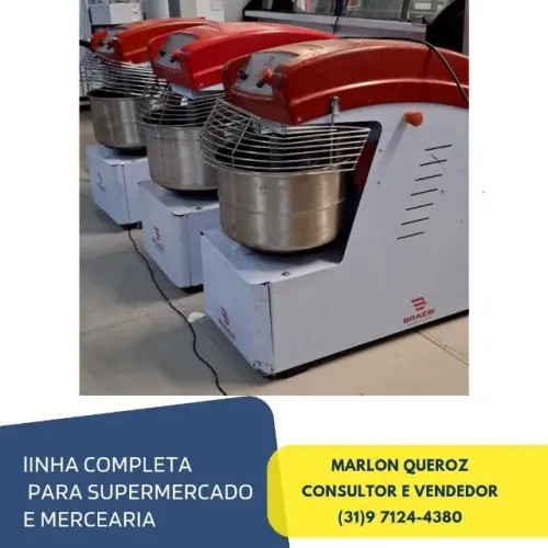 Amassadeira Espiral 25KG Monofásica Braesi