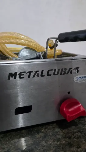 Fritadeira a gás metalcubas 