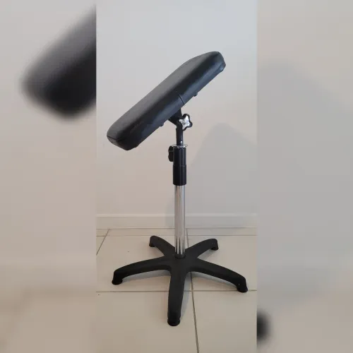 Apoio de braço para tatuador com regulagem