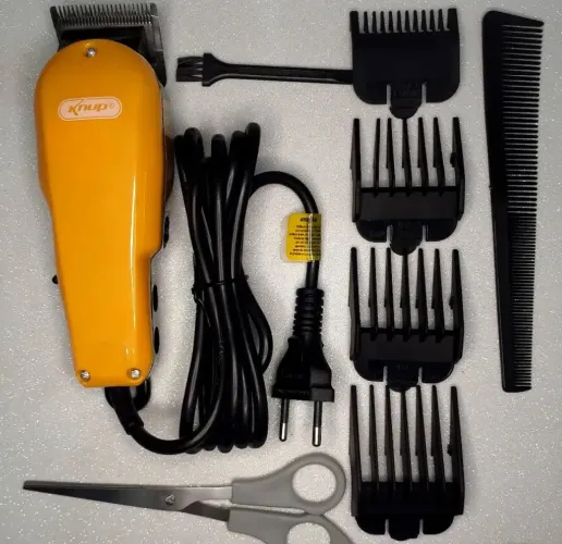 Máquina de Cortar Cabelo Knup Completa