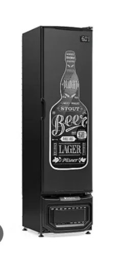 NZ. Cervejeira slim 230 litros porta cega GELOPAR