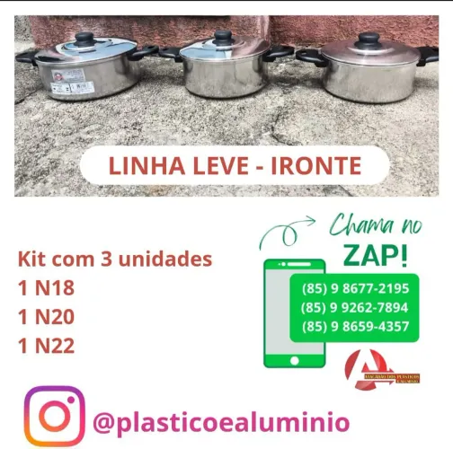 Conjunto de panelas