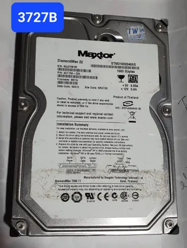 Placa Hd 1 Tb Stm31000340as - Fw: Mx1a - Cod: 3727b