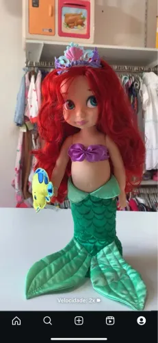 Boneca Ariel Disney Animator Collection
