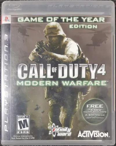 Call of duty 4 modern warfare ps3 semi-novo