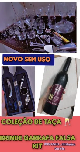 Coleção de taças e acessórios Nova Raridade
