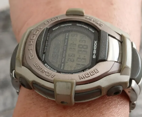 Relógio antigo original muito raro CASIO G-SHOCK JAPAN ANOS 90 COLEÇÃO