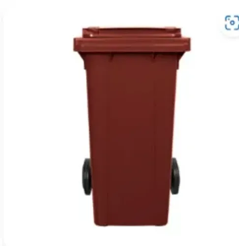 COLETOR LIXEIRA 120L C/ RODAS AZUL/VERMELHO/CINZA /AMARELO/VERDE