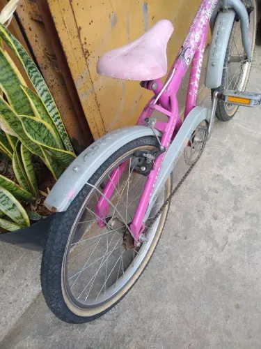 Bicicleta Caloi Barbie Aro 20 Infantil Rosa