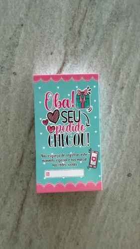 Cartão! Seu pedido chegou 