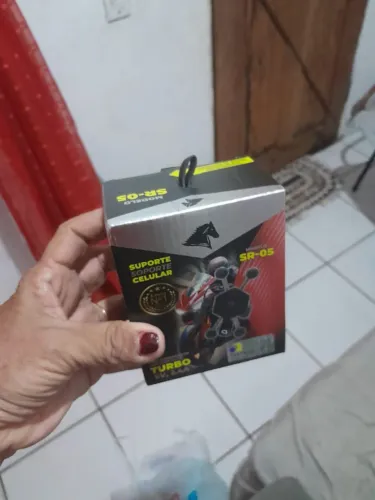 Suporte moto com carregador a prova dagua