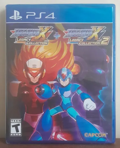 Mega Man X Legacy Collection 1 + 2 Jogo Ps4 Mídia Física Novo Lacrado