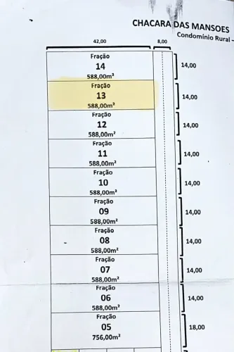 Chácara das Mansões 100 m do afasto - 55 mil QUITADO