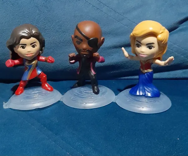 Miniaturas de Personagens Mc Donal'd  Marvel