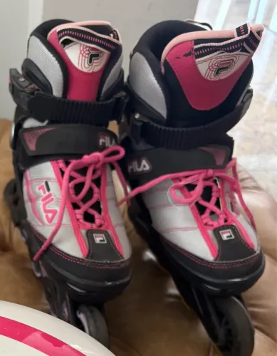 Patins Inline Fila Ajustável- Tamanho 32 a 36 (Infantil) 