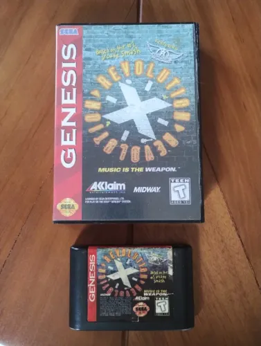 Jogo Revolution X Sega Genesis Mega Drive