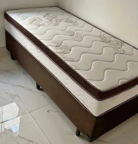 Cama Box Solteiro Confortável e Elegante