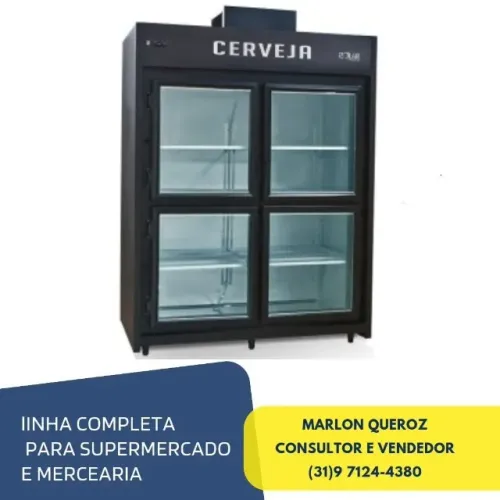 Cervejeira Mini Câmara 4 portas Polar 220v Nova