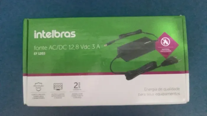 FONTE AC/DC 12,8 VDC 3 A EF 1203 NOVO LACRADO FRETE GRÁTIS PARA MACEIÓ
