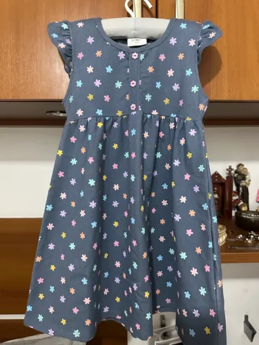 Vestido Infantil Floral Delicado