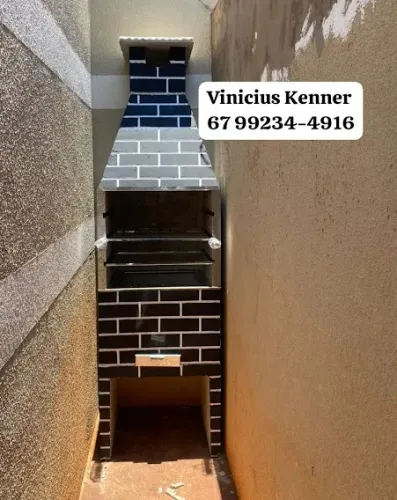 CHURRASQUEIRAS TIJOLINHO COM KIT INOX COMPLETO E O MELHOR PREÇO DE CG!!!