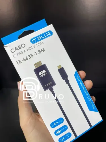 Cabo HDMI para Celular 4K UHD 1.8m - IT-BLUE