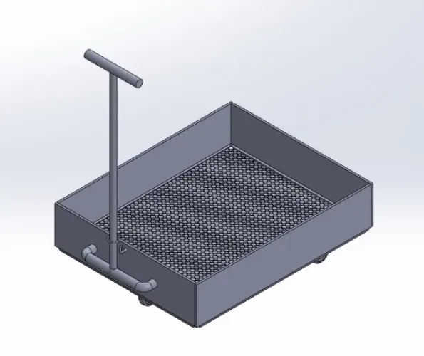 Carrinho de Transporte para Caixa de Abelha - 1010 x 810 x 200 mm