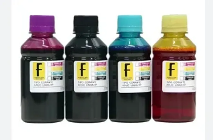 Kit 4x100ml Tintas para Bulk ink e cartuchos Epson, HP