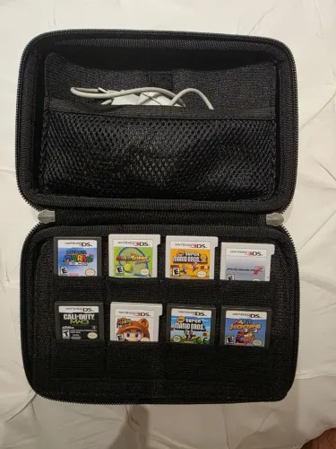 Nintendo 3DS Azul original + 8 Jogos (caixa original) + Estojo oficial