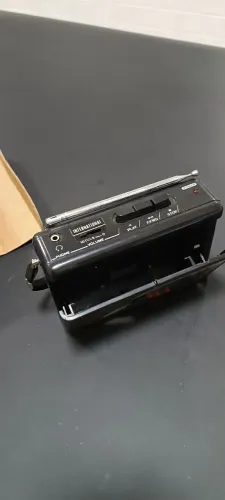 Rádio Toca Fitas K7 International AM/FM Retrô Anos 80 Vintage Colecionador