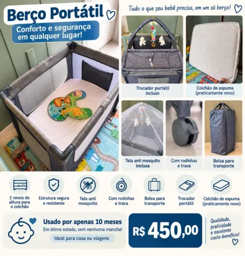 Berço portátil