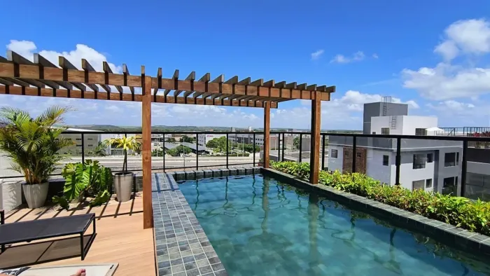 Flat Nascente | 22,57m2 | Intermares | Piscina no Terraço