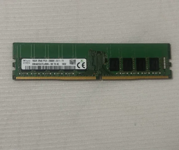 Memória RAM 16GB 2Rx8 PC4 -2666V- EE1 -11