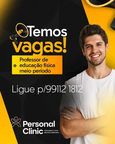 Vaga para Professor de Educação Física meio período